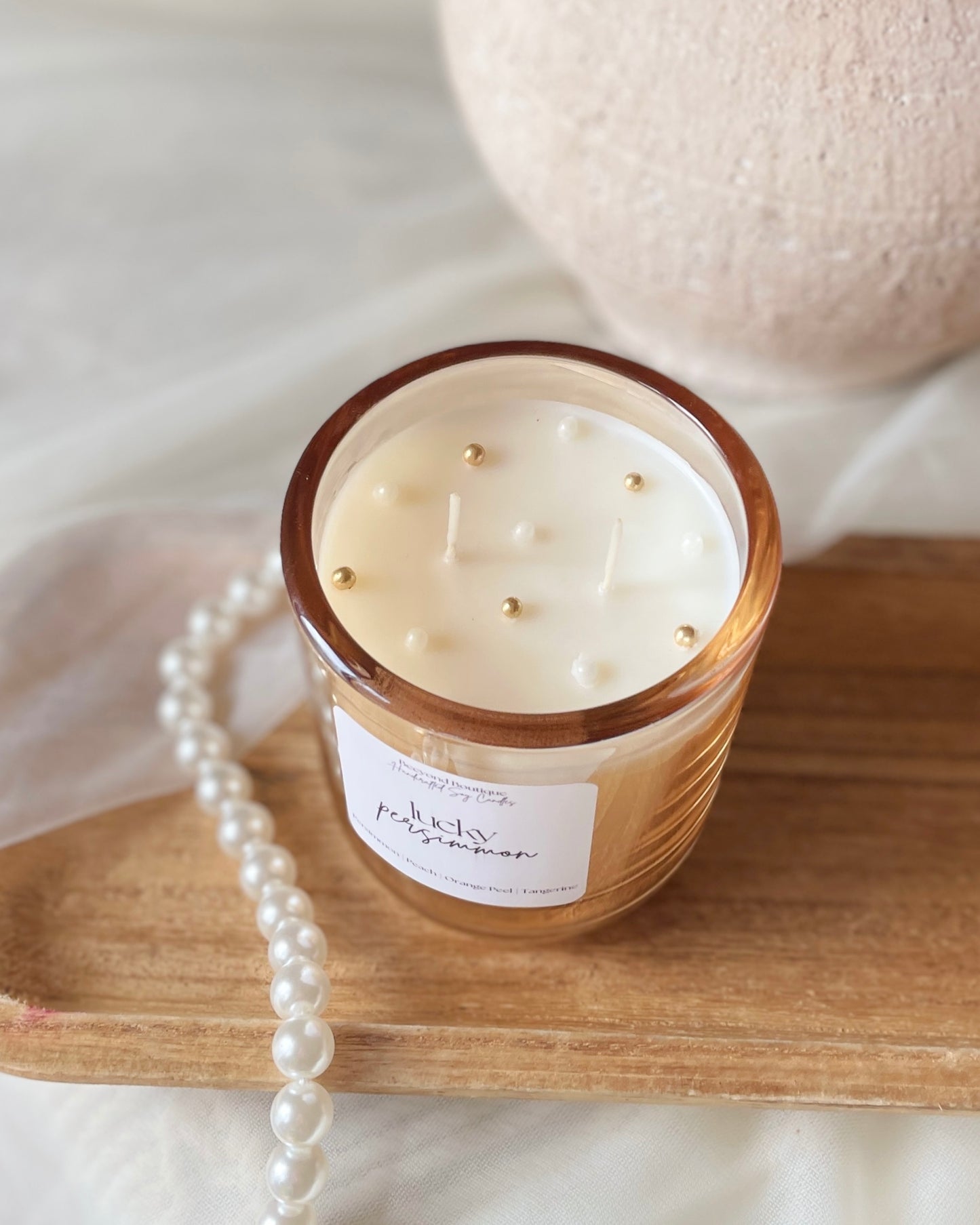 Lucky Persimmon 10 OZ. Scented Soy Candle