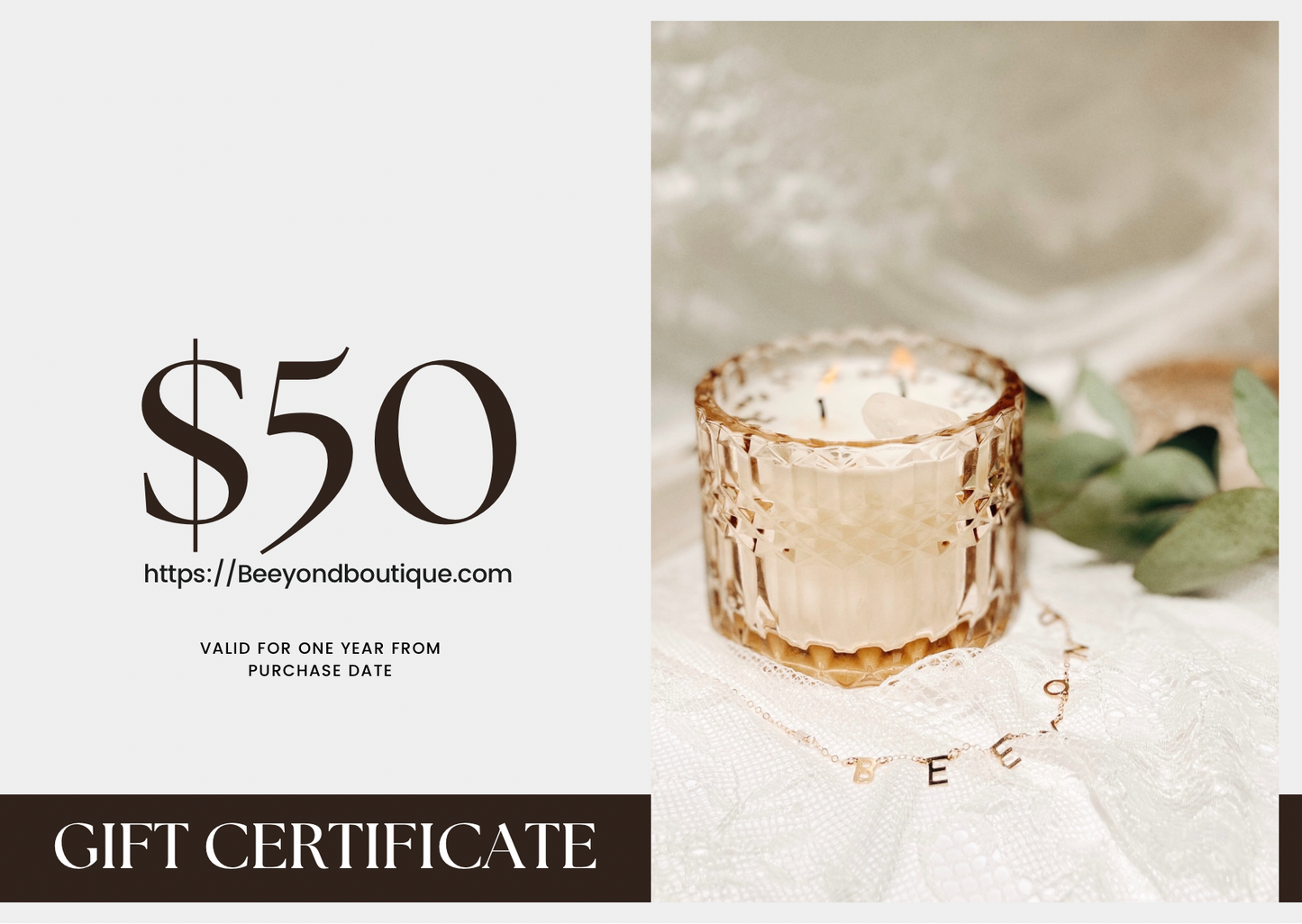 Beeyond E-Gift Card