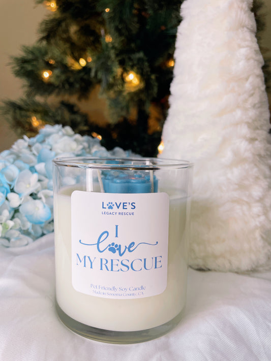 I Love My Rescue Pet-Friendly Soy Candles