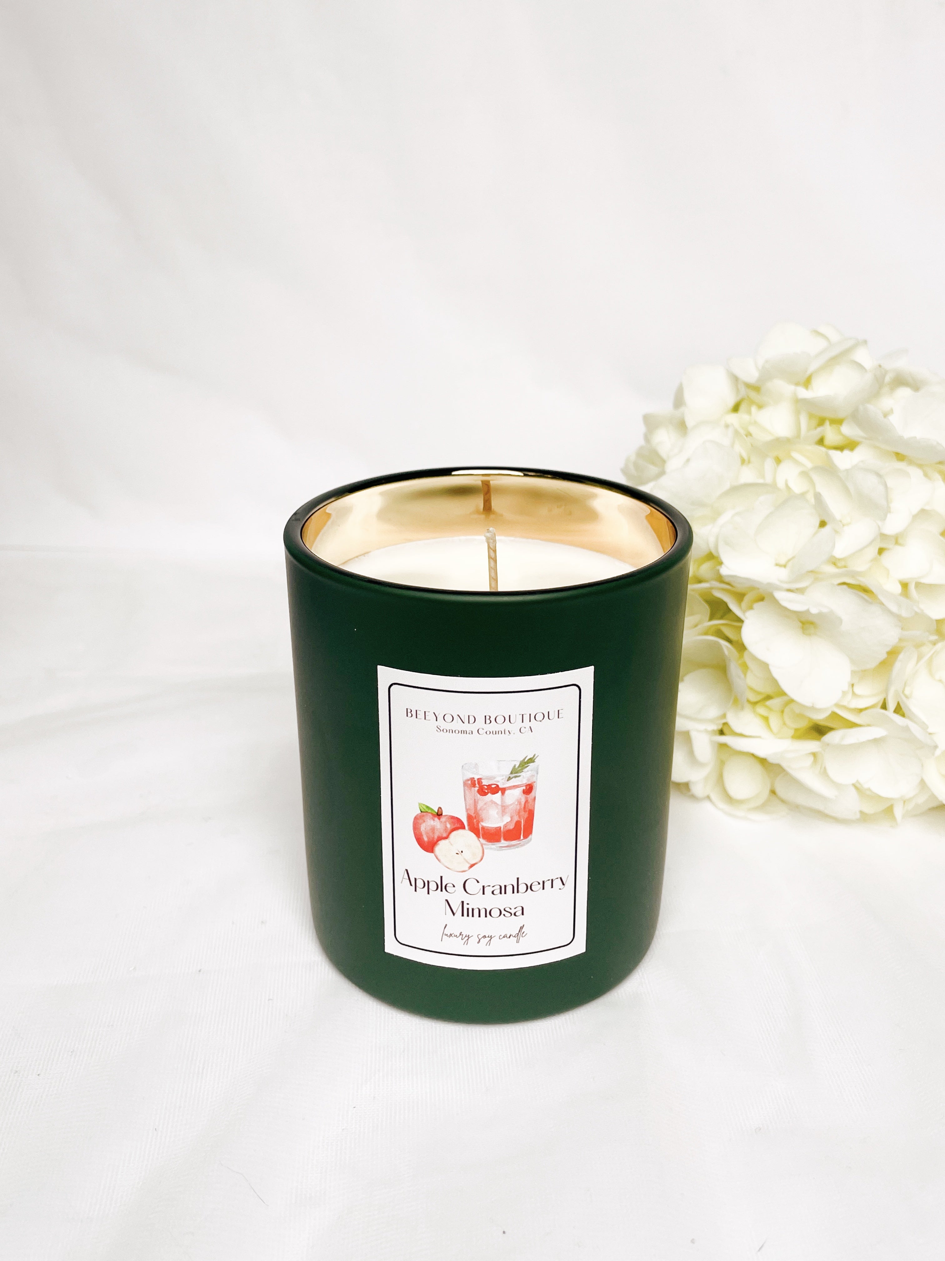 Apple Cranberry Mimosa Scented Soy Candle