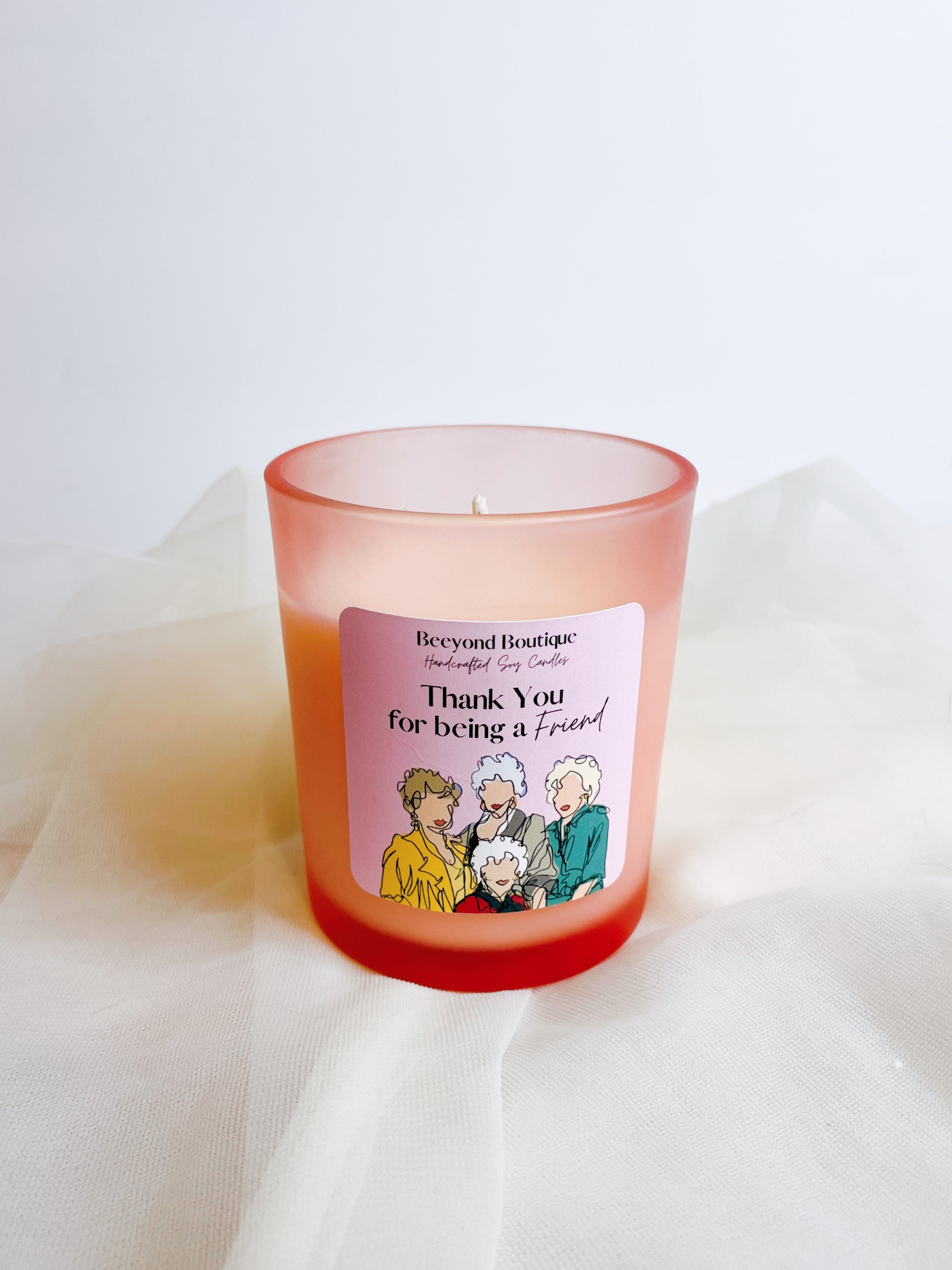 Custom Golden Girls "Thank You for Being a Friend" Soy Candle