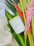 "Beachy Keen" Papaya & Sea Salt Scented Soy Candle