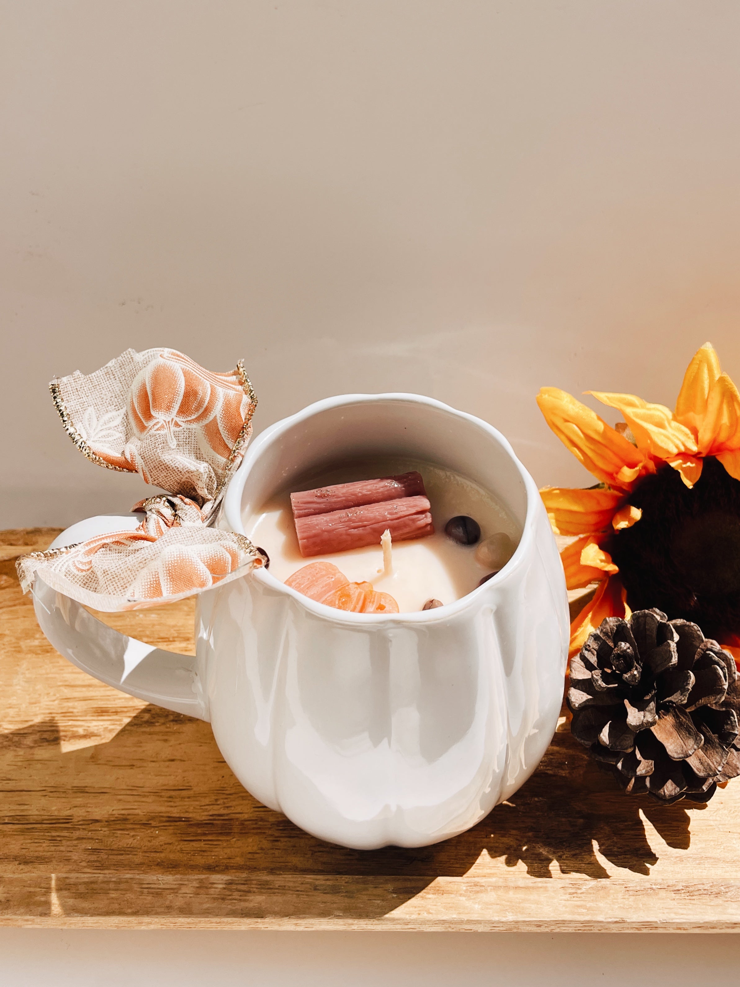 Large Assorted Pumpkin Mug Soy Candles