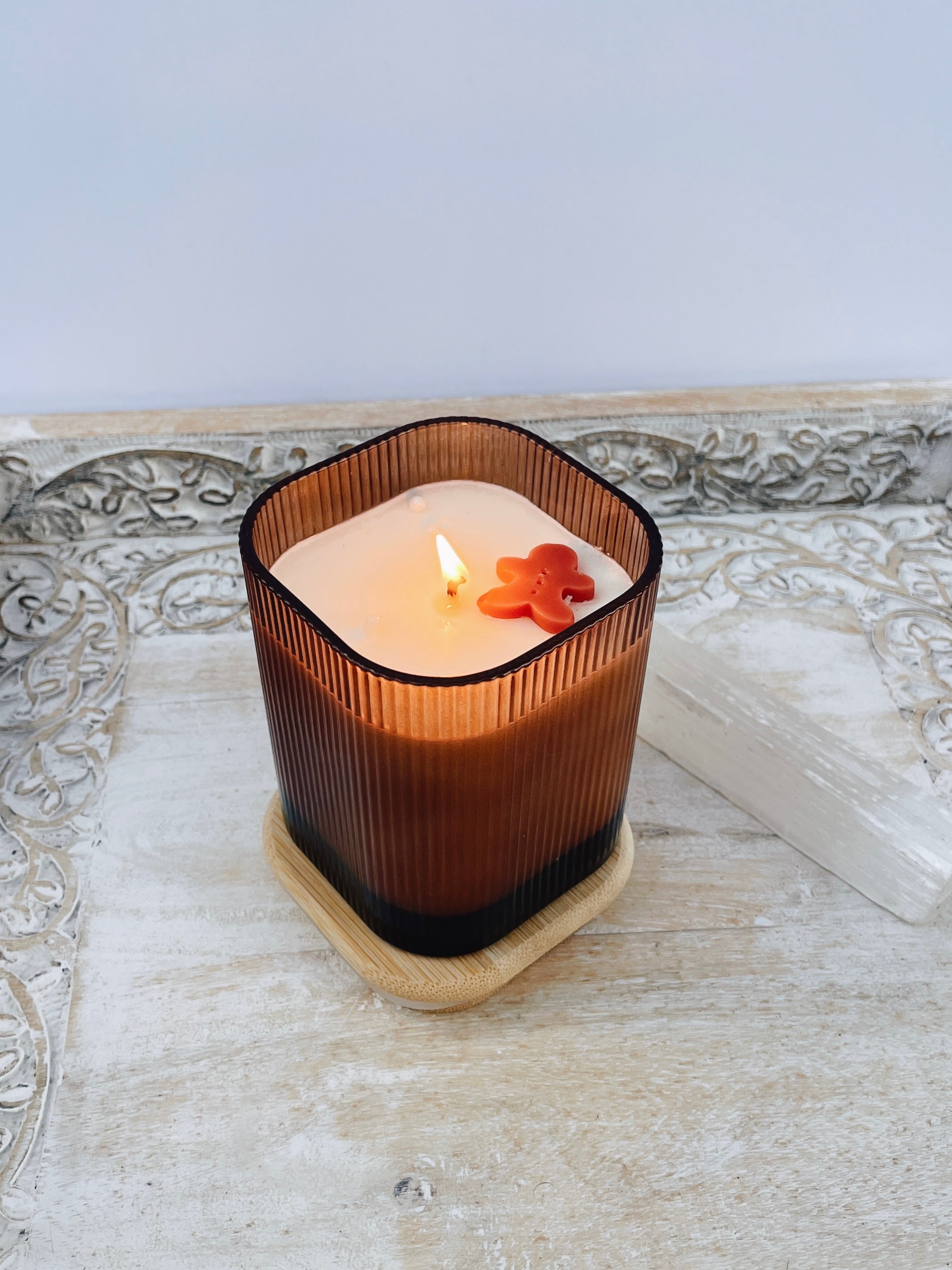 Ginger Spice Scented Soy Candle