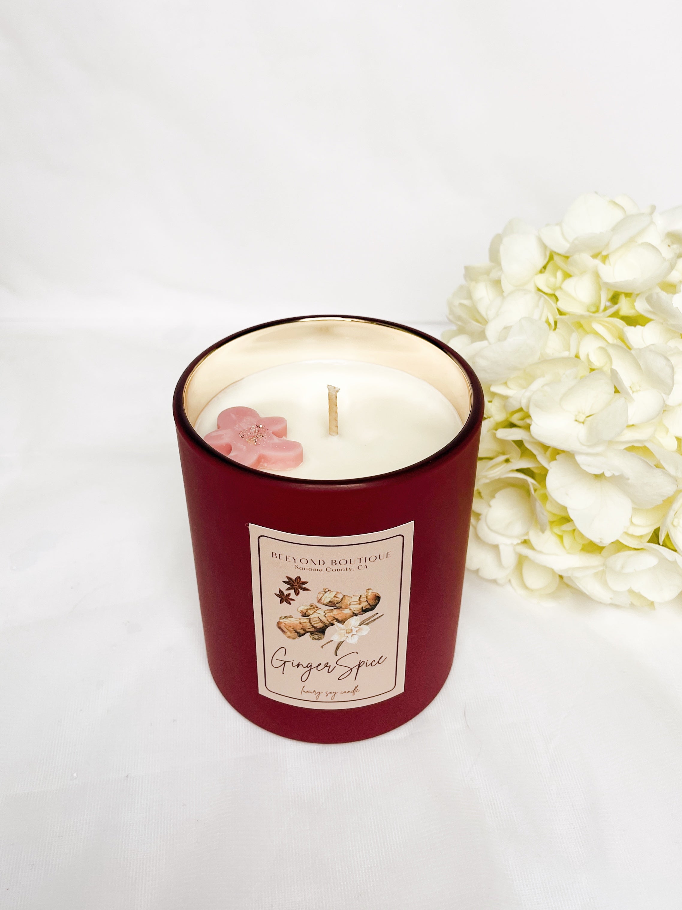 Ginger Spice Scented Soy Candle