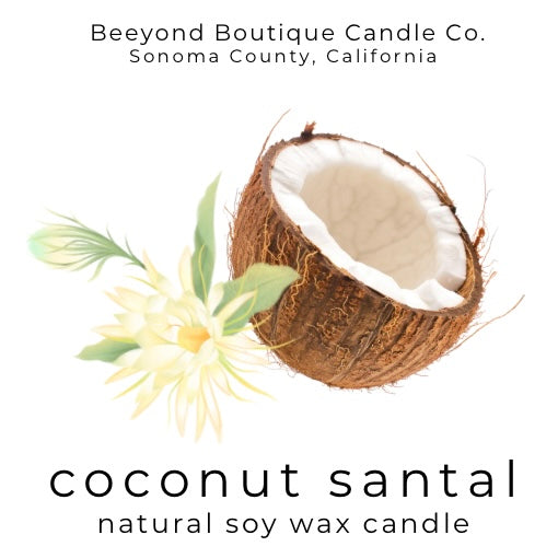 Coconut Santal Seasonal Scented Soy Candle