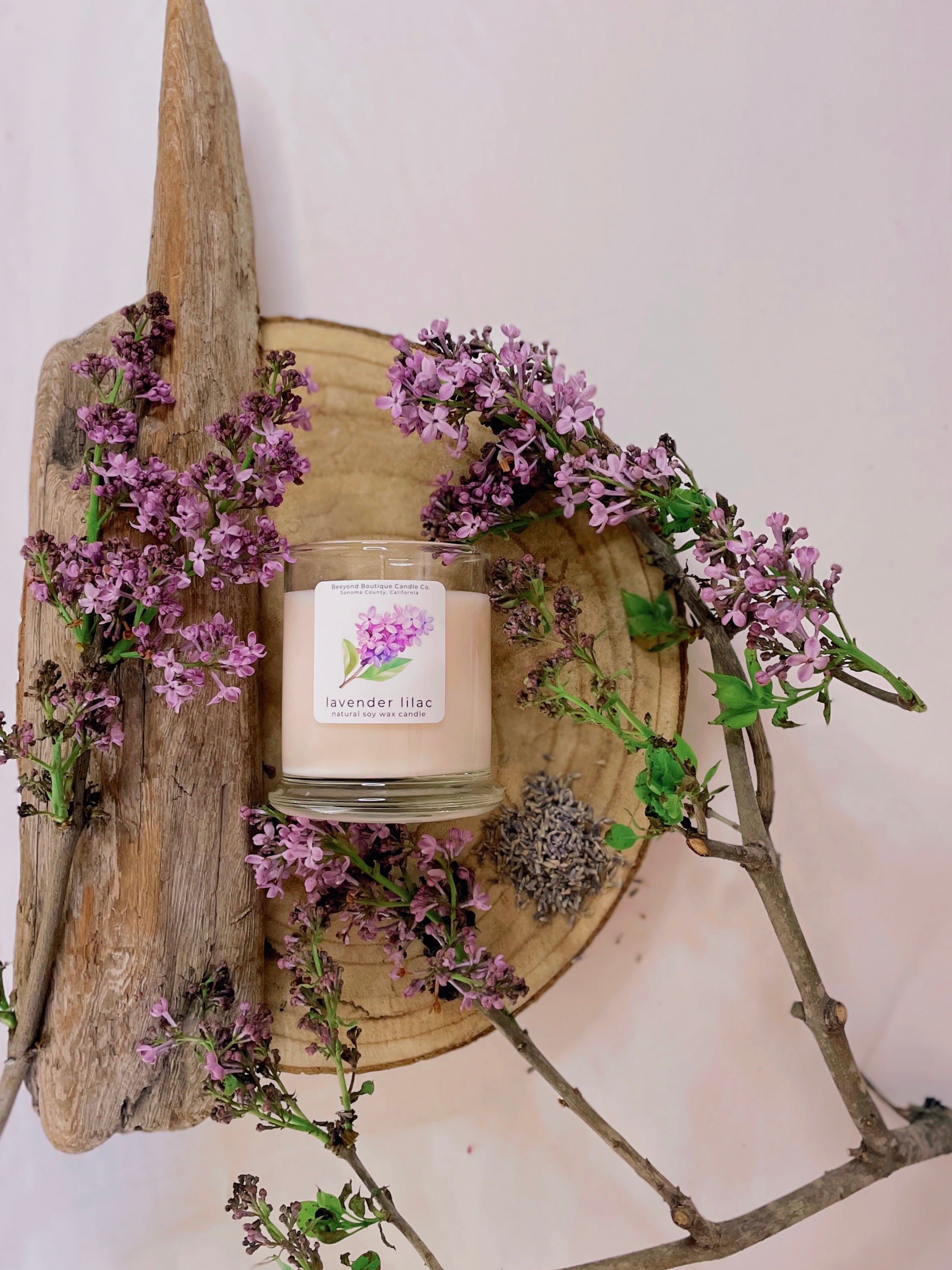 Lavender Lilac Seasonal Scented Soy Candle