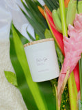 "Pool & Spa" Cotton Blossom, Lavender & Amber Scented Soy Candle
