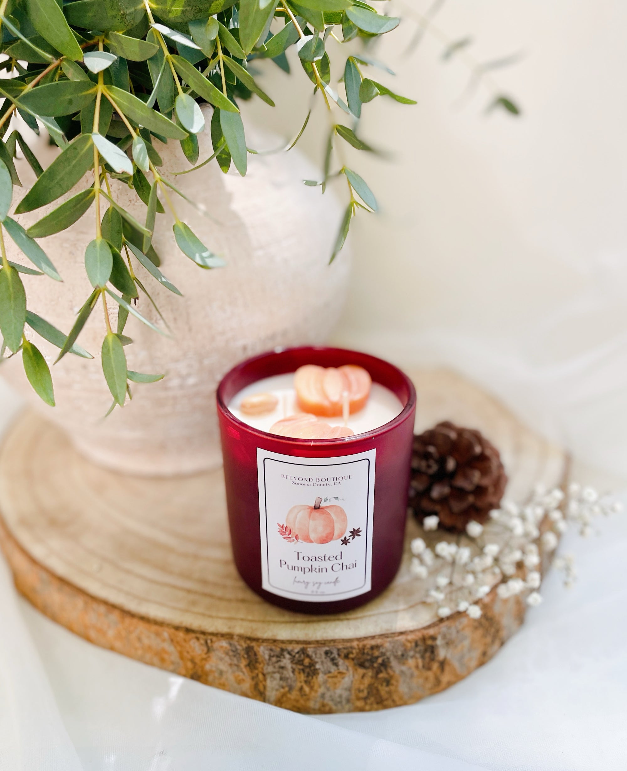 Toasted Pumpkin Chai Scented Fall Soy Candle