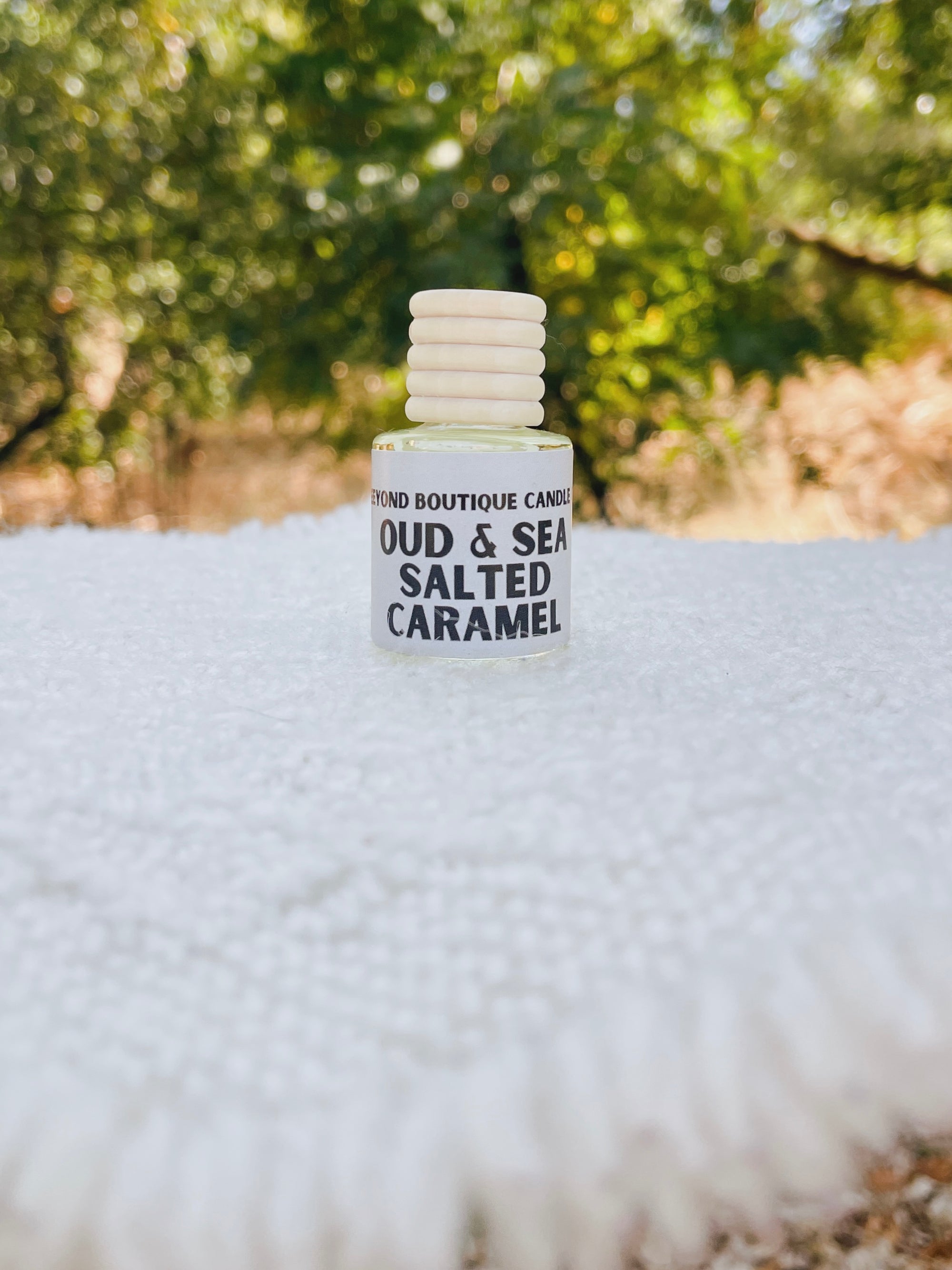 Oud & Sea Salted Caramel Seasonal Clean Car Scents