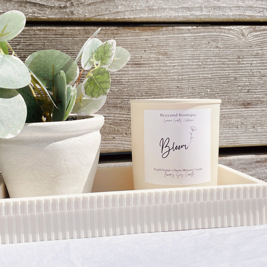 BLOOM Handcrafted Scented Soy Candle