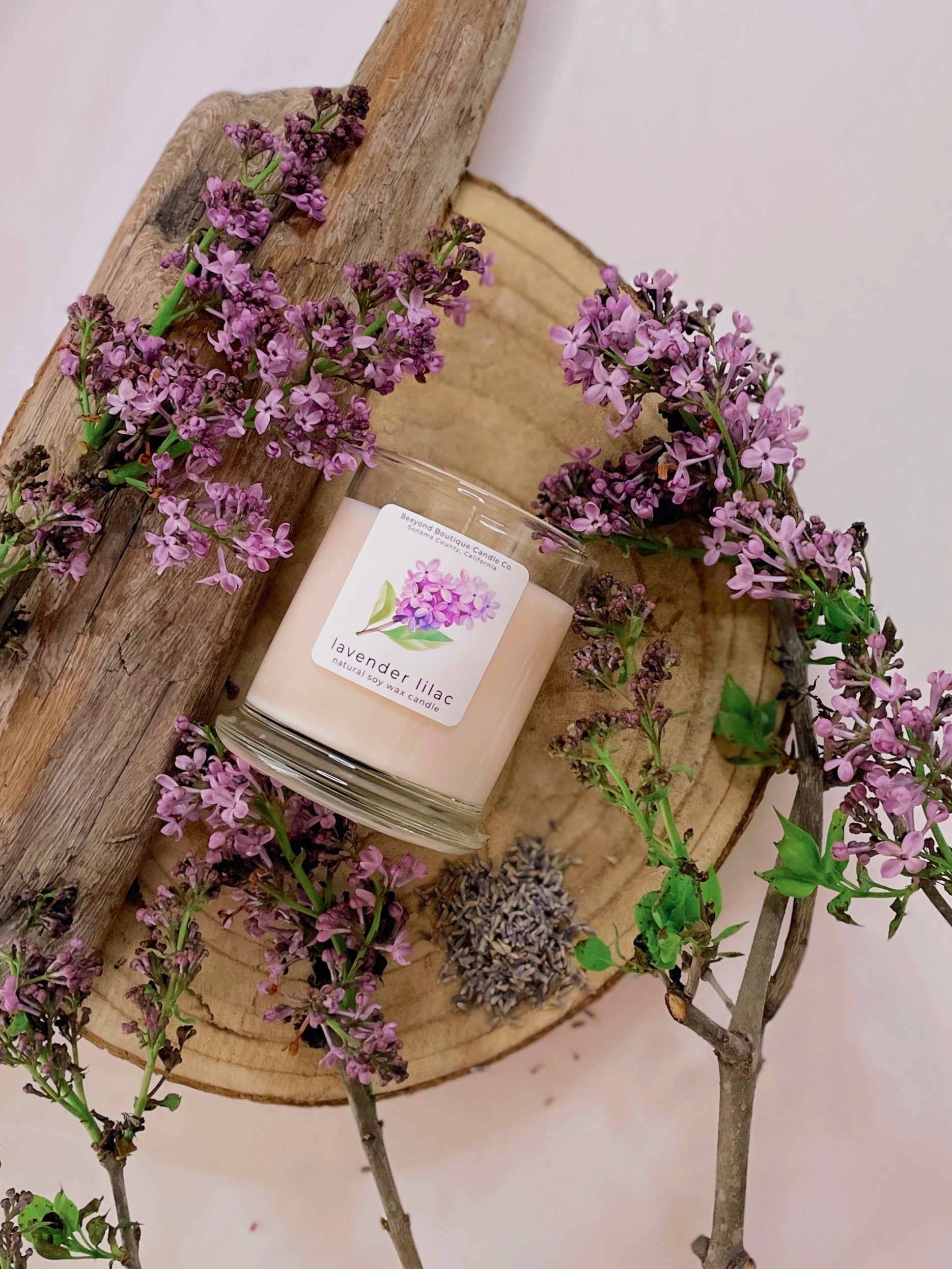Lavender Lilac Seasonal Scented Soy Candle