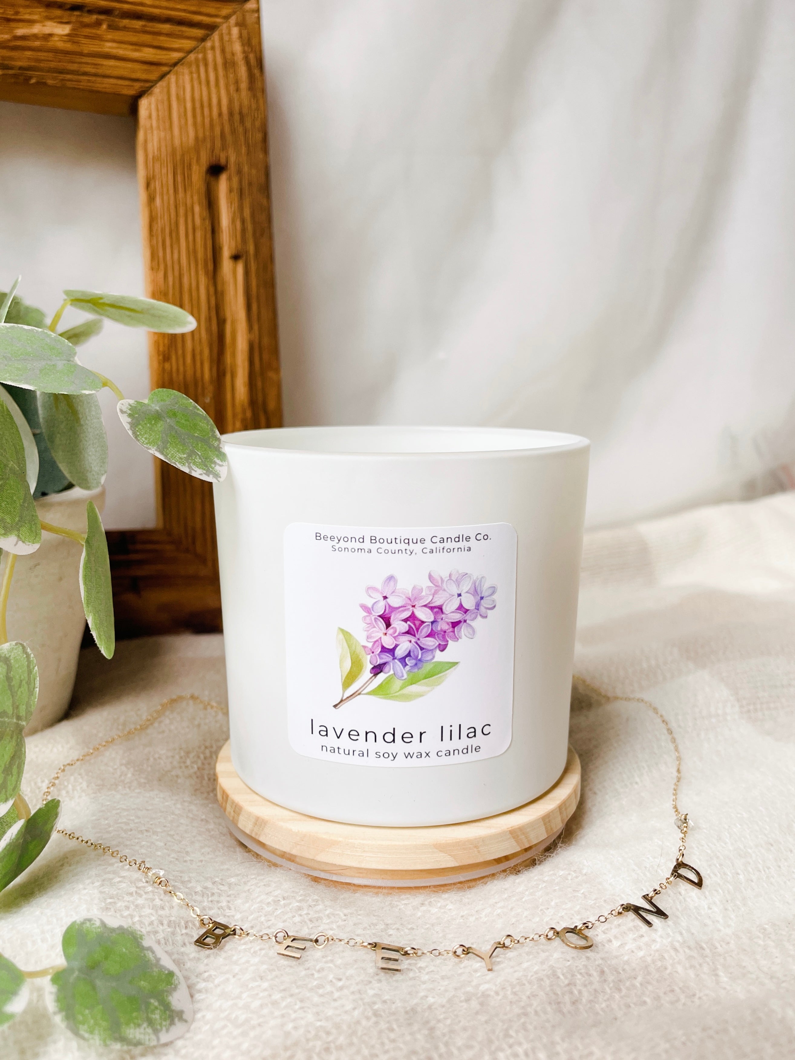 Lavender Lilac Seasonal Scented Soy Candle
