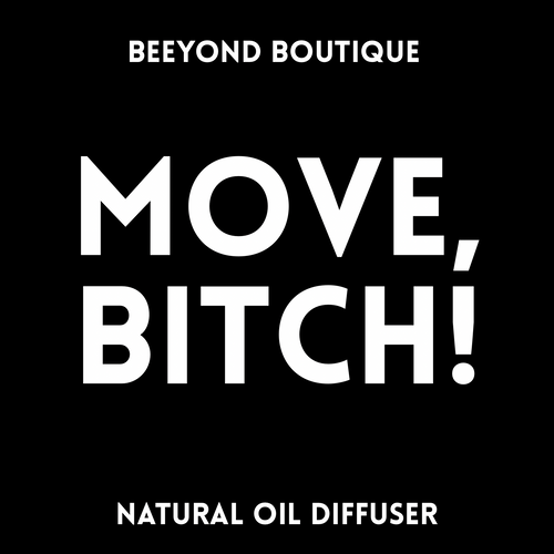 "Move, Bitch!" Black Plum Cashmere Fall Scented Natural Car Freshener