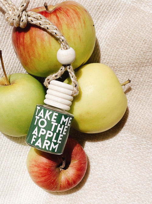 "Take Me To The Apple Farm" Fall Scented Natural Car Freshener