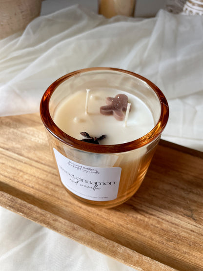 Sweet Cinnamon and Vanilla 10 OZ. Luxury Soy Candle