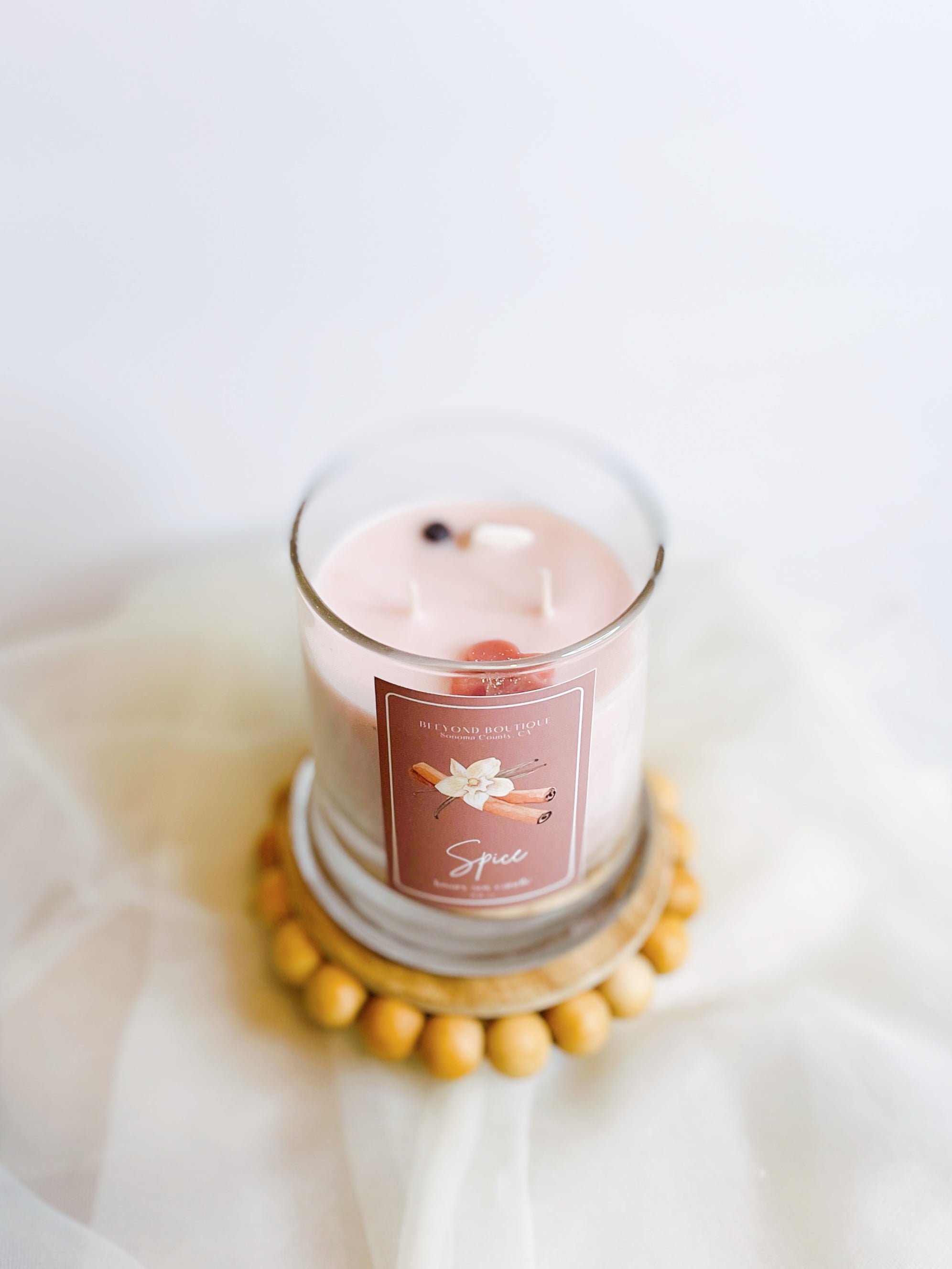 BEST SELLER Spice (Cinnamon & Vanilla)  Scented Soy Candle