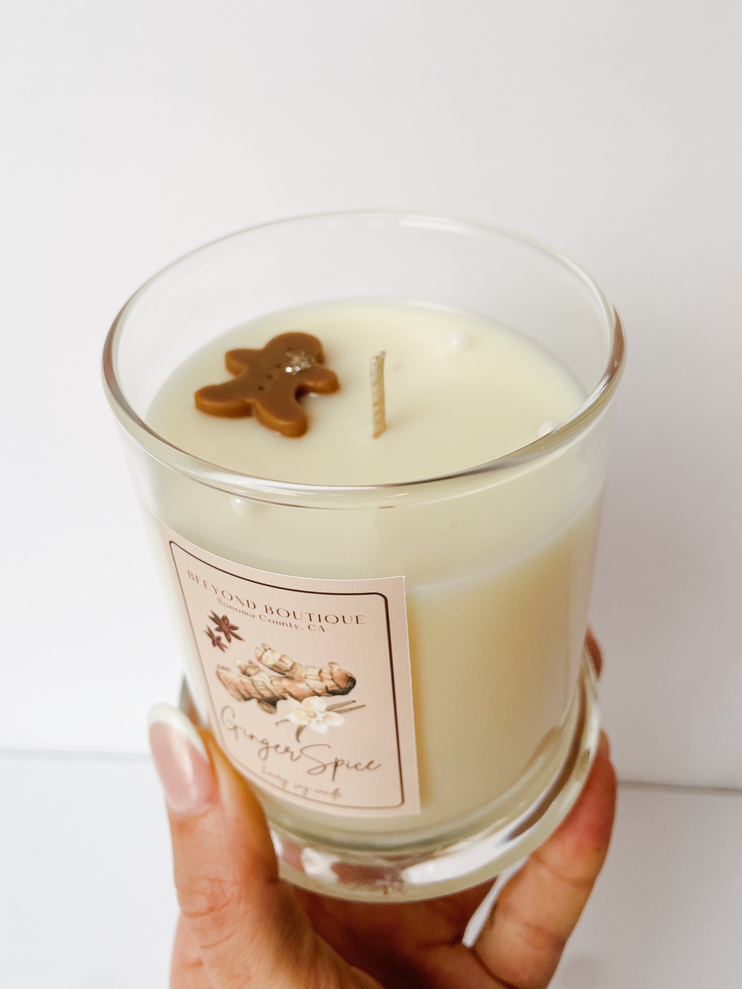 Ginger Spice Scented Soy Candle