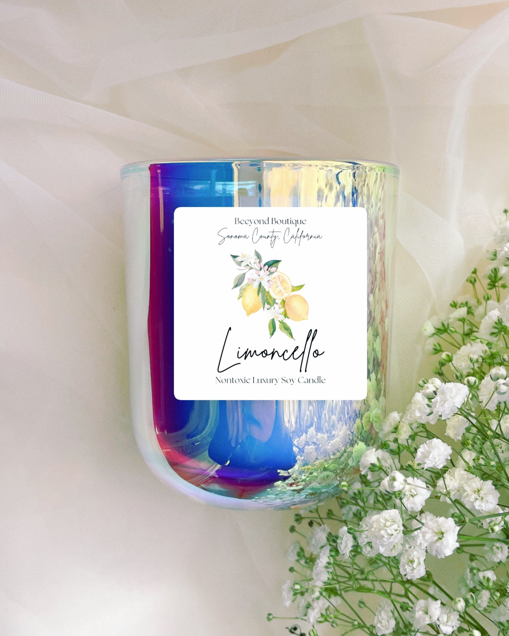 NEW: Limoncello 10 OZ. Scented Soy Candle