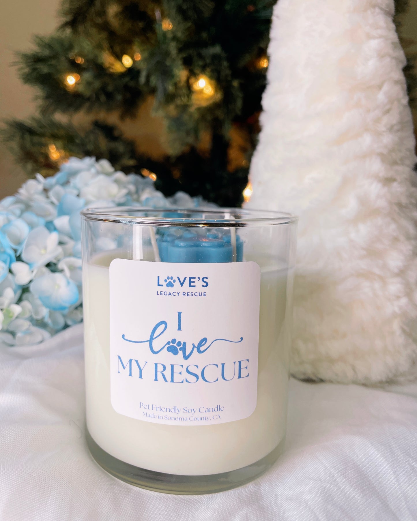 Love's Legacy X Beeyond "I Love My Rescue" 8 OZ. Soy Candle