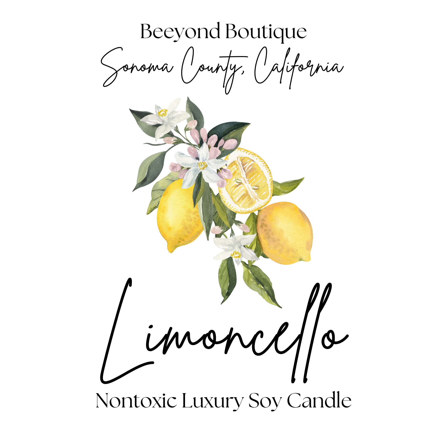 NEW: Limoncello 10 OZ. Scented Soy Candle
